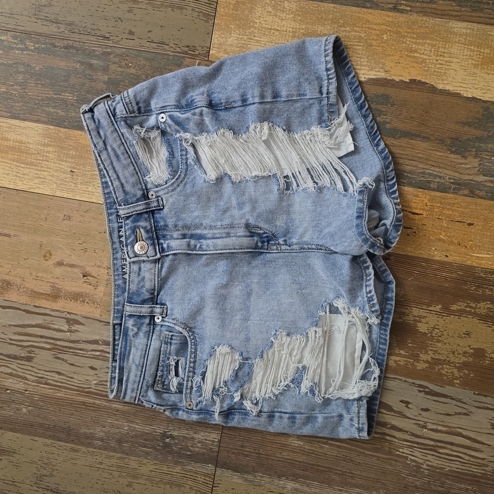 American Eagle Outfitters Denim Blue Jean‎ Shorts Wimens Size 6